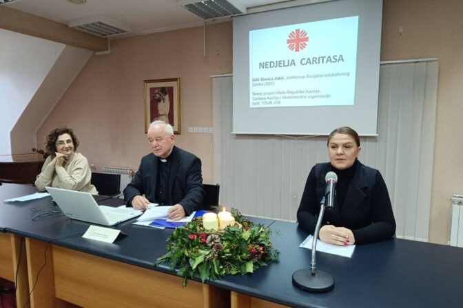 Upriličena konferencija za medije Caritasa biskupije Banja Luka